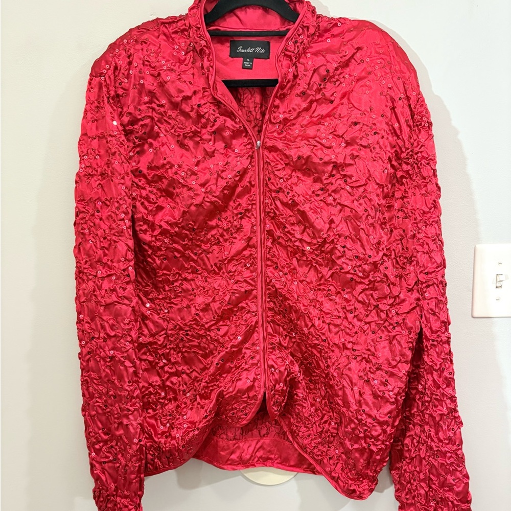 Scarlett Nite Radiant Red Blazer - Picture 4 of 10
